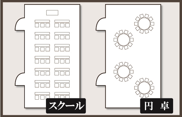 中会場 五條見取り図