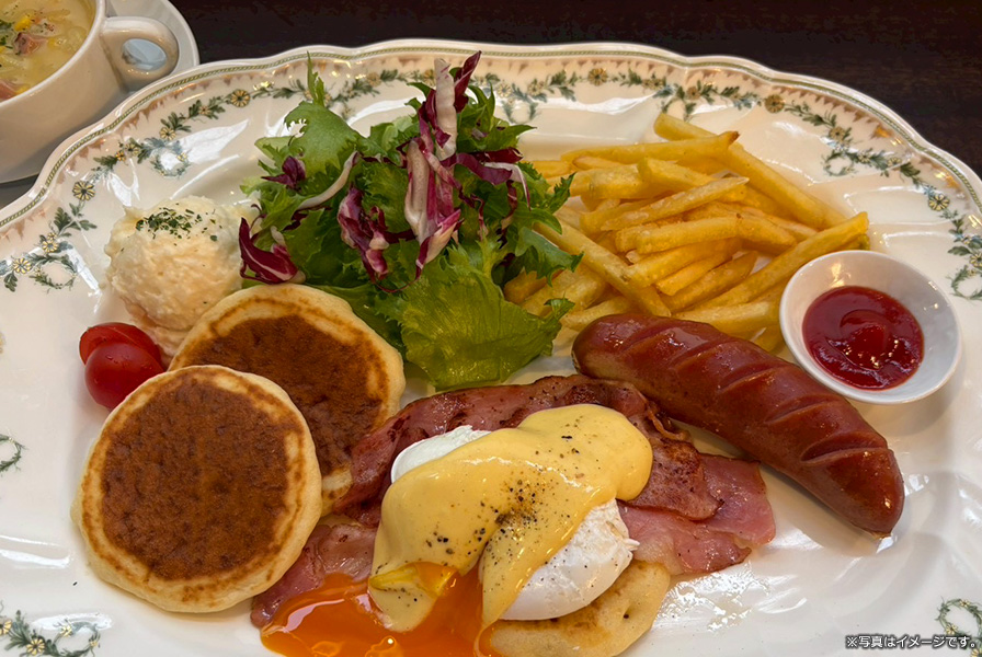 エッグベネディクト風プレート