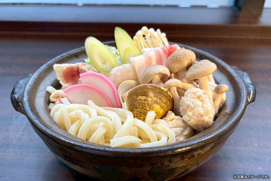 海鮮と黒豚の寄せ鍋うどん