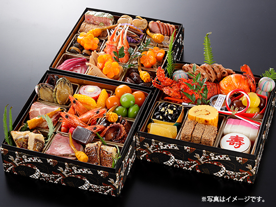 料亭竹千代和風おせちの写真